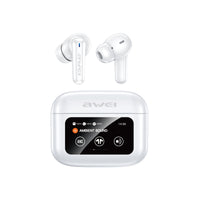 Fone de ouvido Bluetooth AWEI T56ANC com tela colorida sensível ao toque thumbnail