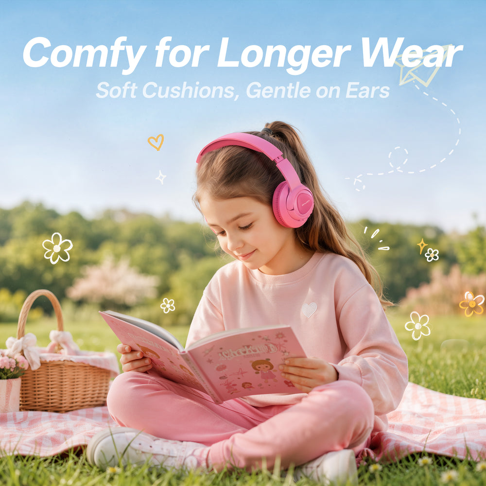 Awei AT51 Kids Wireless Headset (Noise Cancellation,Safe,Comfy)