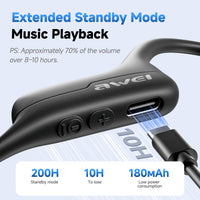 Awei Aerorun S10 Headphone (IP67 Waterproof,Semi-open)
