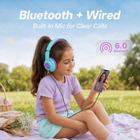 Awei AT51 Kids Wireless Headset (Noise Cancellation,Safe,Comfy)