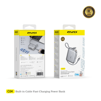Power bank Awei C04 com carregamento incluso, 10000mAh thumbnail