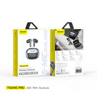 AWEI T92 ANC Pro Earphone (Sound Audio,Active Noise Cancellation,Clear Calls)